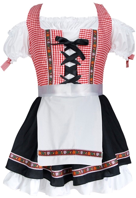 Frækt oktoberfest kostume